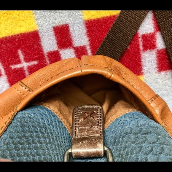 The Sak Genuine Leather Multi Color Crossbody Purse - Picture 4 of 16